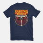 The Red-Space Punisher-Womens-Fitted-Tee-Astrobot Invention