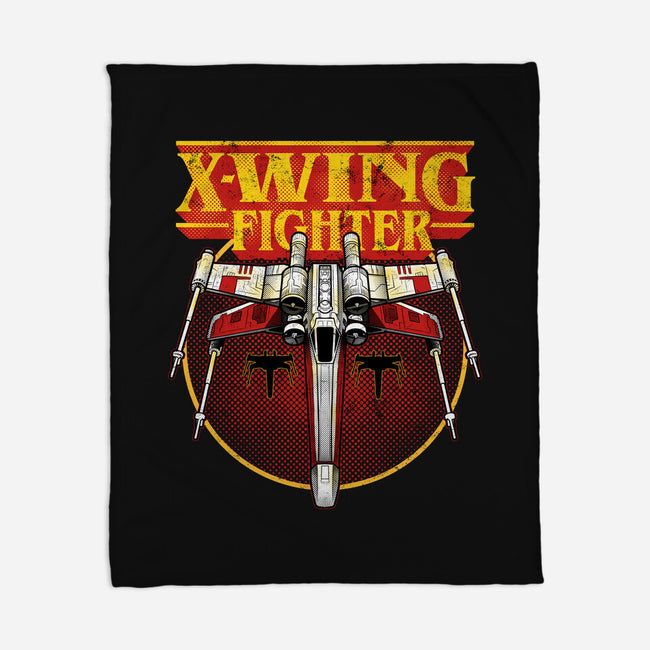 The Red-Space Punisher-None-Fleece-Blanket-Astrobot Invention