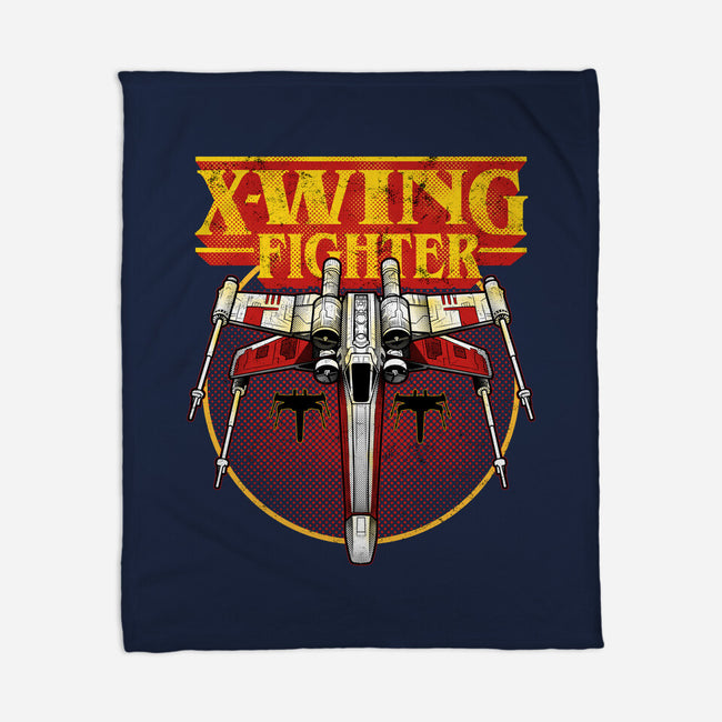 The Red-Space Punisher-None-Fleece-Blanket-Astrobot Invention