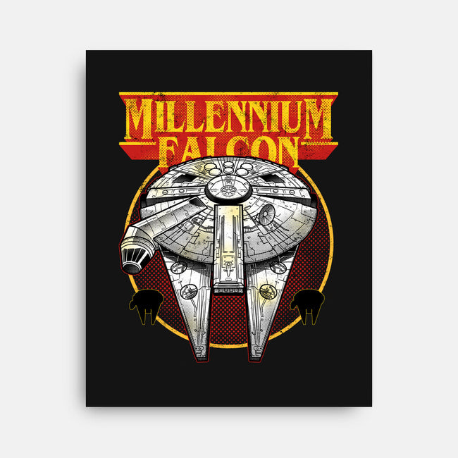 The Smuggler King Of Hyperspace-None-Stretched-Canvas-Astrobot Invention