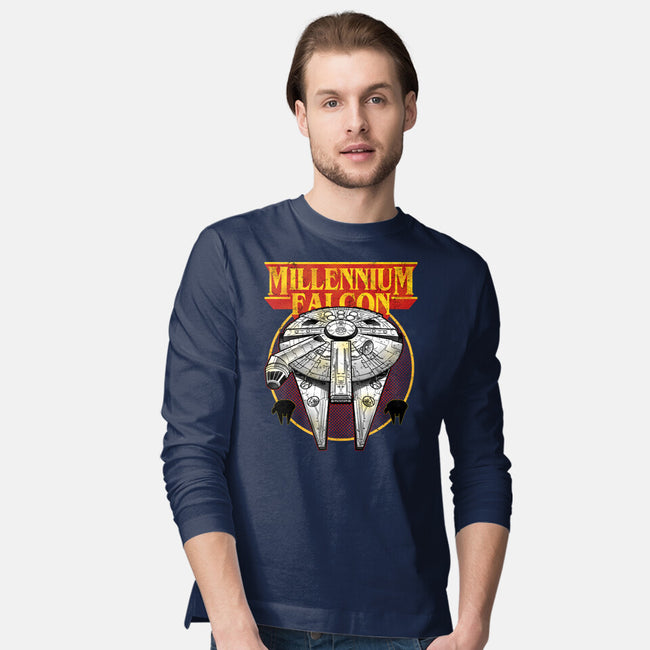 The Smuggler King Of Hyperspace-Mens-Long Sleeved-Tee-Astrobot Invention