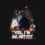 My Cat Is An Artist-None-Adjustable Tote-Bag-zascanauta