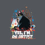 My Cat Is An Artist-None-Adjustable Tote-Bag-zascanauta