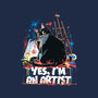 My Cat Is An Artist-None-Adjustable Tote-Bag-zascanauta