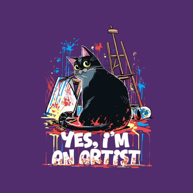 My Cat Is An Artist-None-Adjustable Tote-Bag-zascanauta