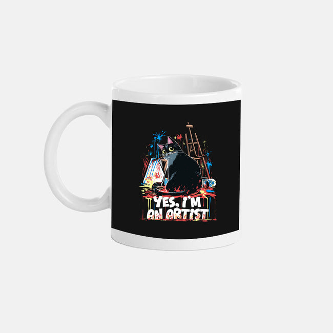 My Cat Is An Artist-None-Mug-Drinkware-zascanauta