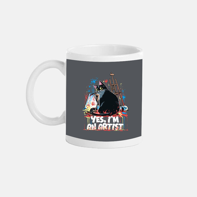 My Cat Is An Artist-None-Mug-Drinkware-zascanauta
