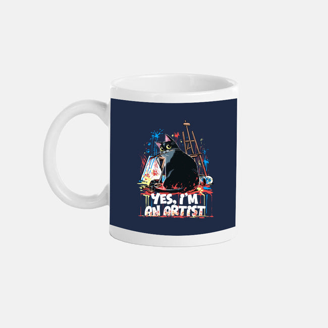 My Cat Is An Artist-None-Mug-Drinkware-zascanauta