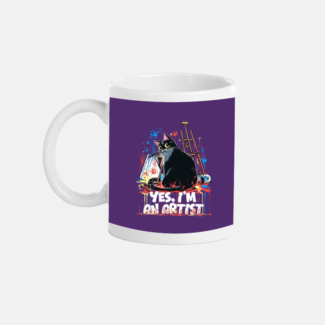My Cat Is An Artist-None-Mug-Drinkware-zascanauta
