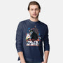My Cat Is An Artist-Mens-Long Sleeved-Tee-zascanauta