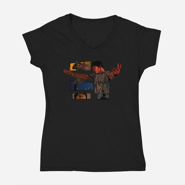 The Sorcerer-Womens-V-Neck-Tee-AndreusD