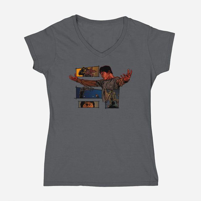 The Sorcerer-Womens-V-Neck-Tee-AndreusD
