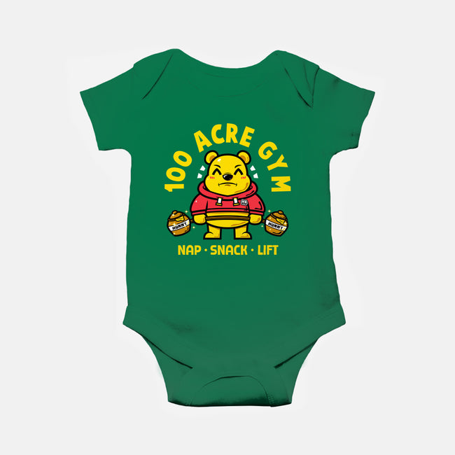 100 Acre Gym-Baby-Basic-Onesie-krisren28