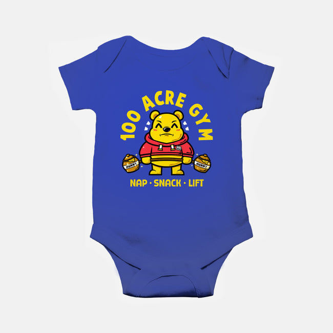 100 Acre Gym-Baby-Basic-Onesie-krisren28