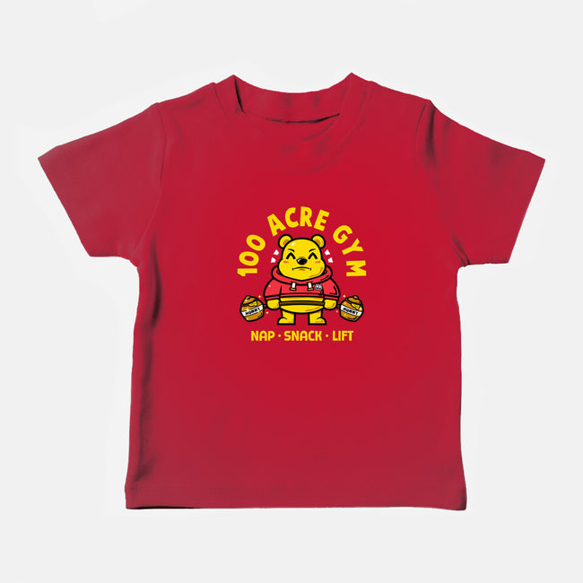 100 Acre Gym-Baby-Basic-Tee-krisren28