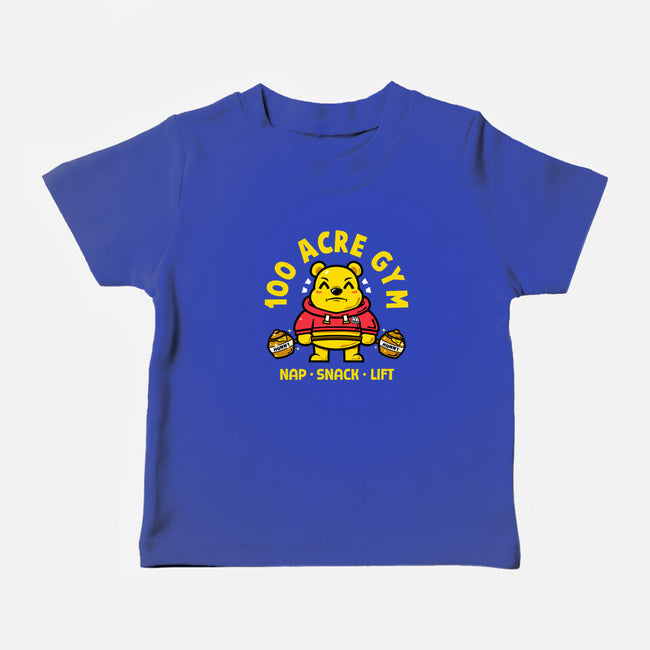 100 Acre Gym-Baby-Basic-Tee-krisren28