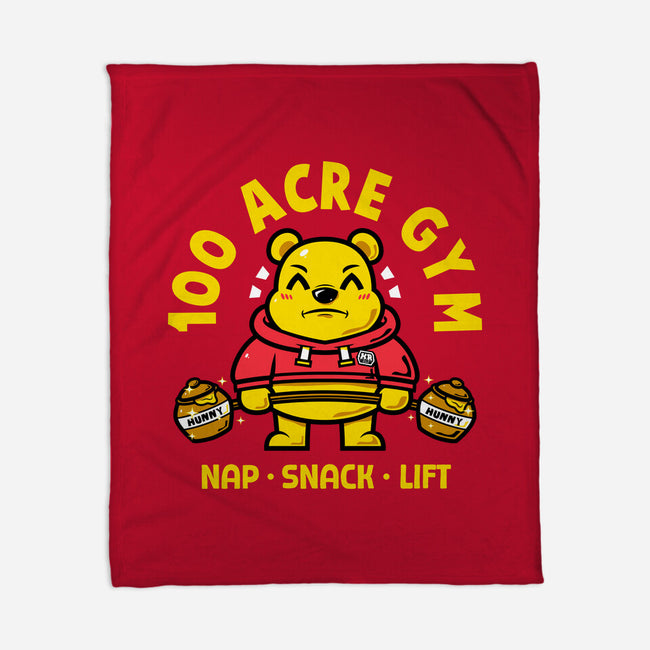 100 Acre Gym-None-Fleece-Blanket-krisren28