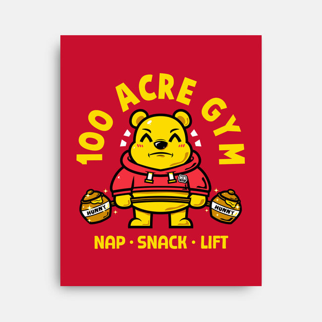 100 Acre Gym-None-Stretched-Canvas-krisren28
