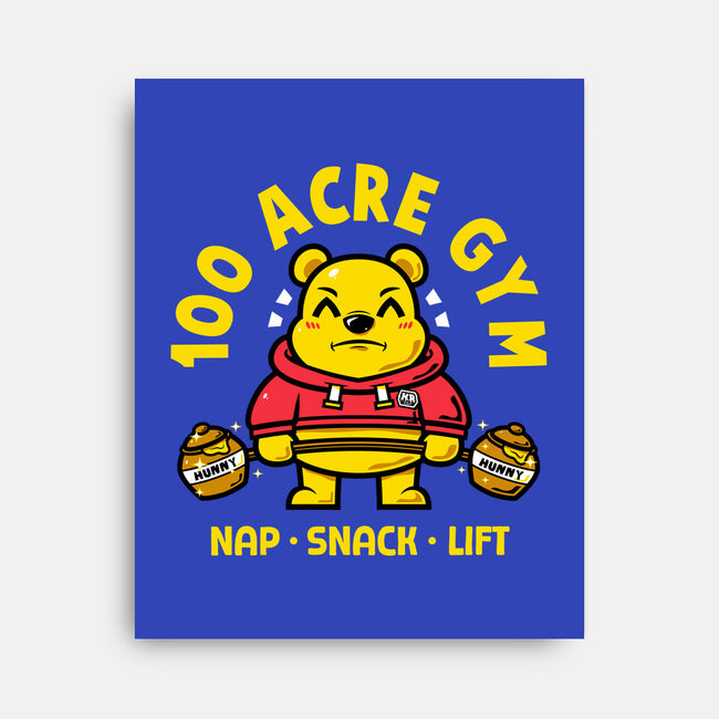 100 Acre Gym-None-Stretched-Canvas-krisren28
