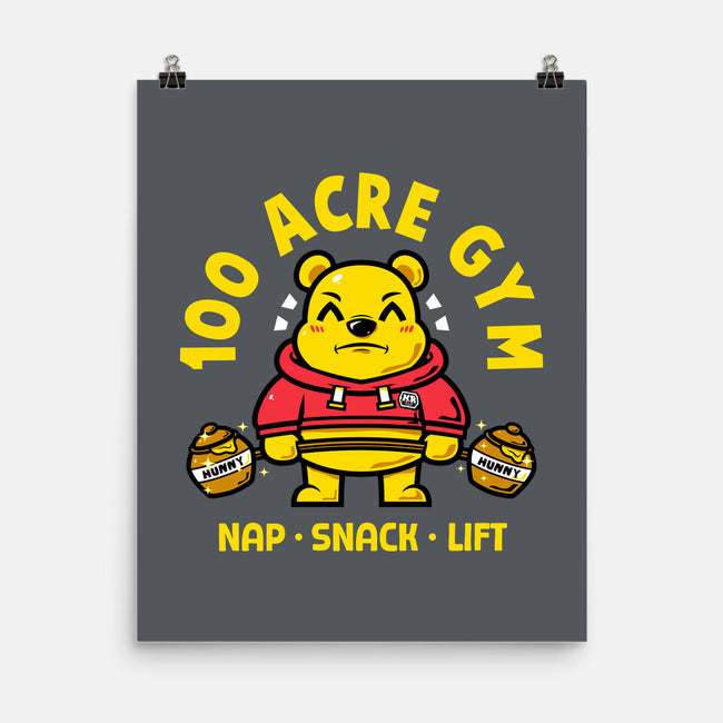 100 Acre Gym-None-Matte-Poster-krisren28