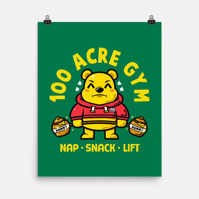 100 Acre Gym-None-Matte-Poster-krisren28