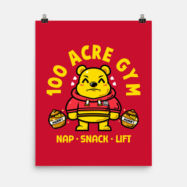 100 Acre Gym-None-Matte-Poster-krisren28