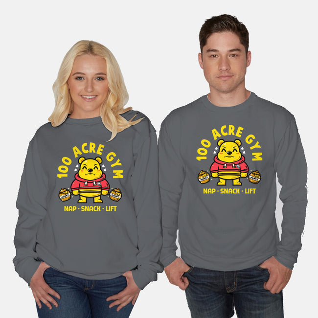 100 Acre Gym-Unisex-Crew Neck-Sweatshirt-krisren28