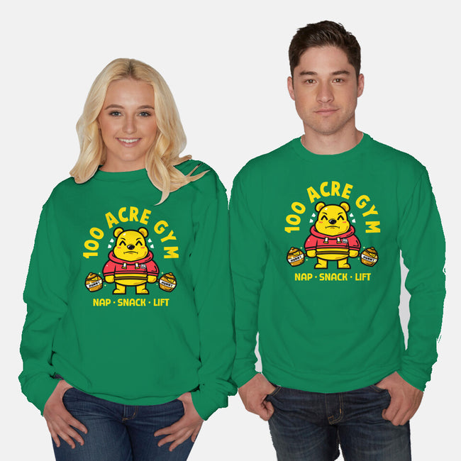 100 Acre Gym-Unisex-Crew Neck-Sweatshirt-krisren28