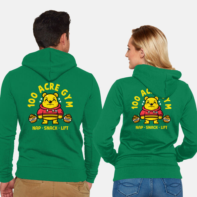 100 Acre Gym-Unisex-Zip-Up-Sweatshirt-krisren28