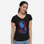Mystic Teen-Womens-V-Neck-Tee-zybbhorn