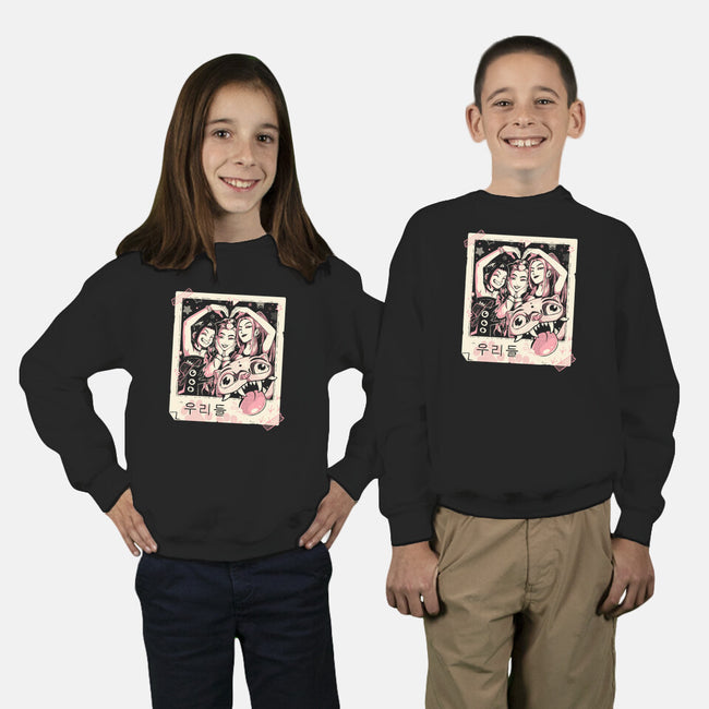 Forever Weird-Youth-Crew Neck-Sweatshirt-Arigatees