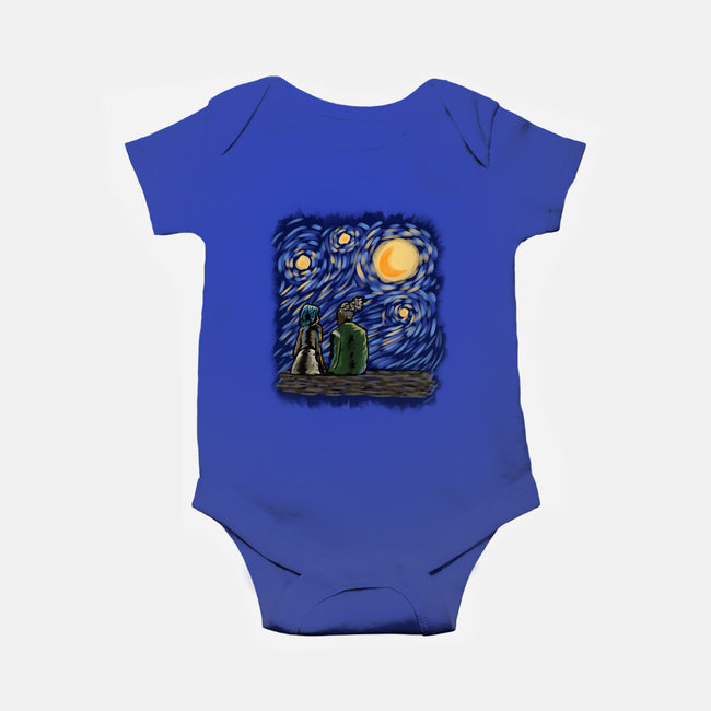 Teenage Night-Baby-Basic-Onesie-nickzzarto