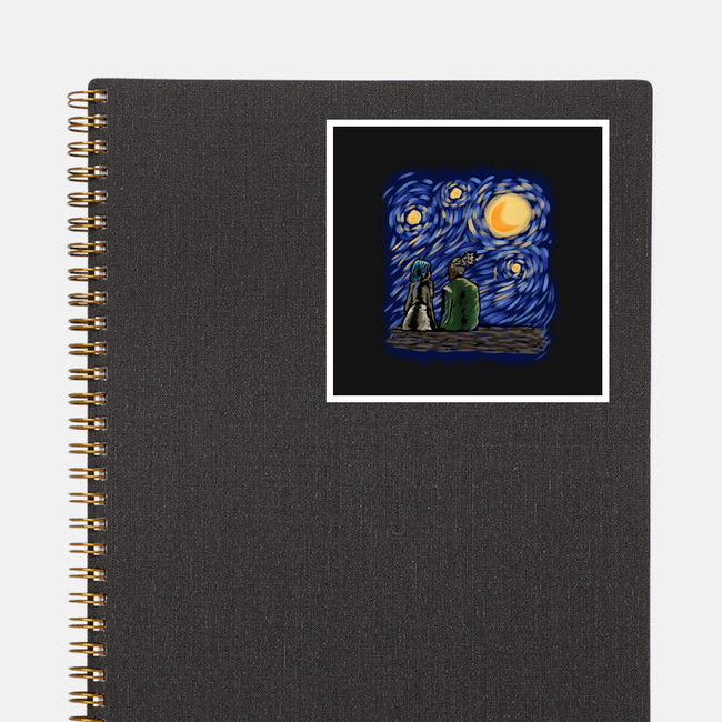 Teenage Night-None-Glossy-Sticker-nickzzarto