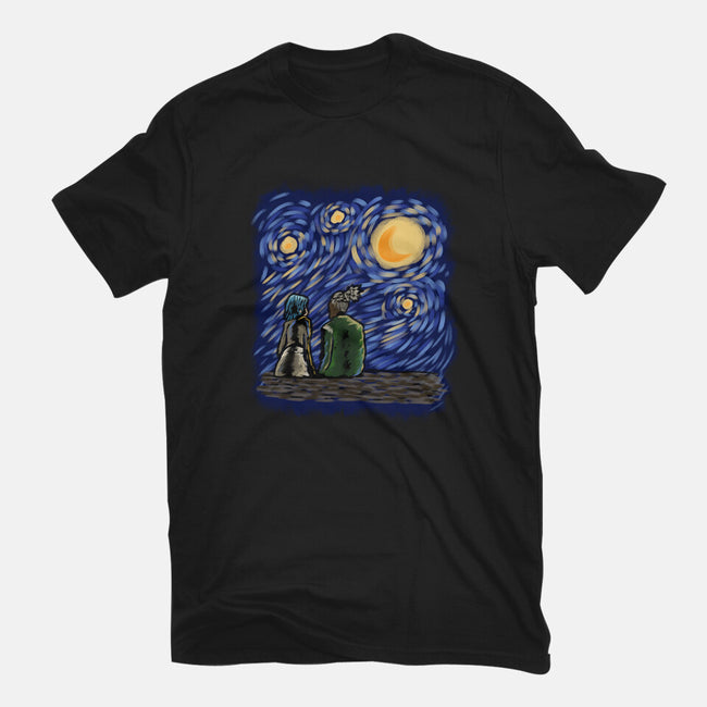 Teenage Night-Womens-Basic-Tee-nickzzarto
