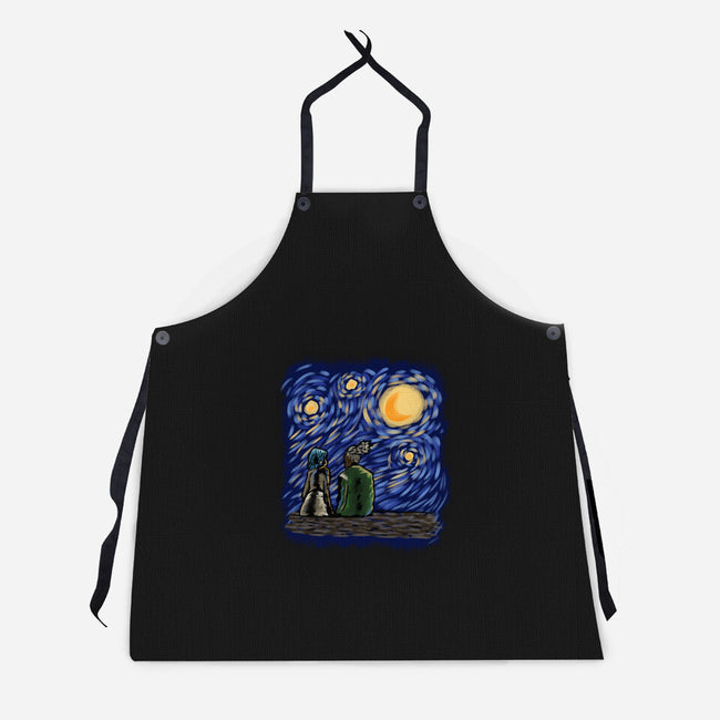 Teenage Night-Unisex-Kitchen-Apron-nickzzarto