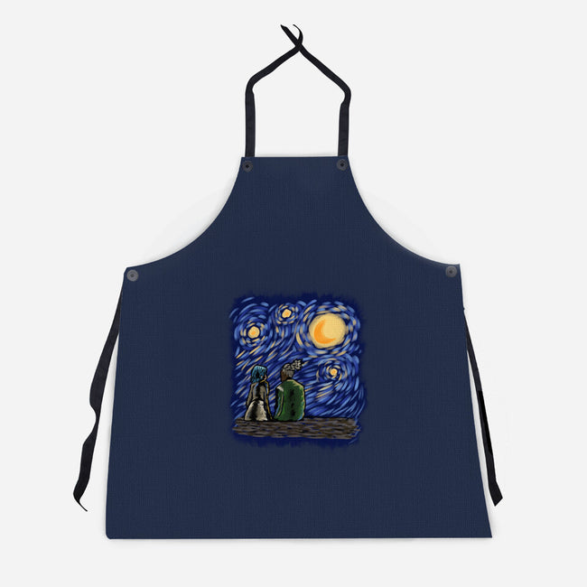 Teenage Night-Unisex-Kitchen-Apron-nickzzarto