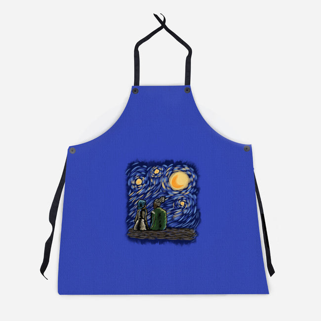 Teenage Night-Unisex-Kitchen-Apron-nickzzarto