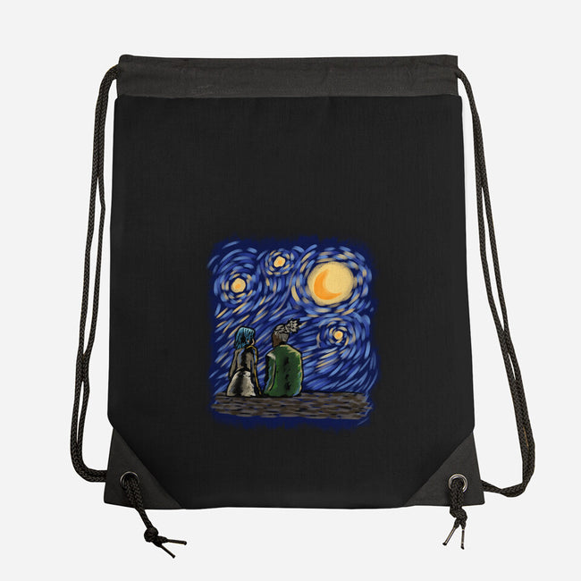 Teenage Night-None-Drawstring-Bag-nickzzarto