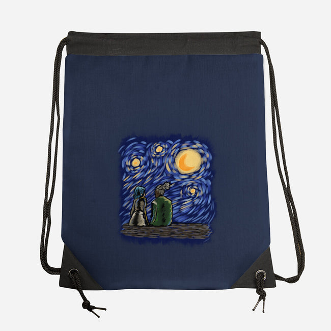 Teenage Night-None-Drawstring-Bag-nickzzarto