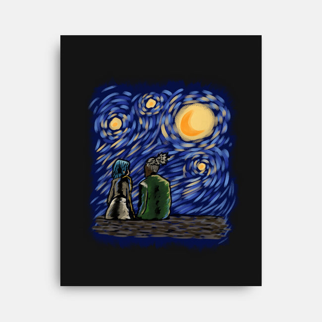 Teenage Night-None-Stretched-Canvas-nickzzarto