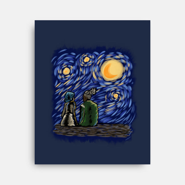 Teenage Night-None-Stretched-Canvas-nickzzarto