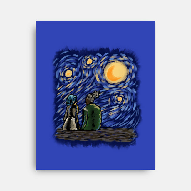 Teenage Night-None-Stretched-Canvas-nickzzarto