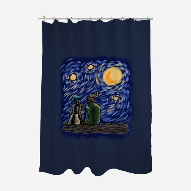 Teenage Night-None-Polyester-Shower Curtain-nickzzarto