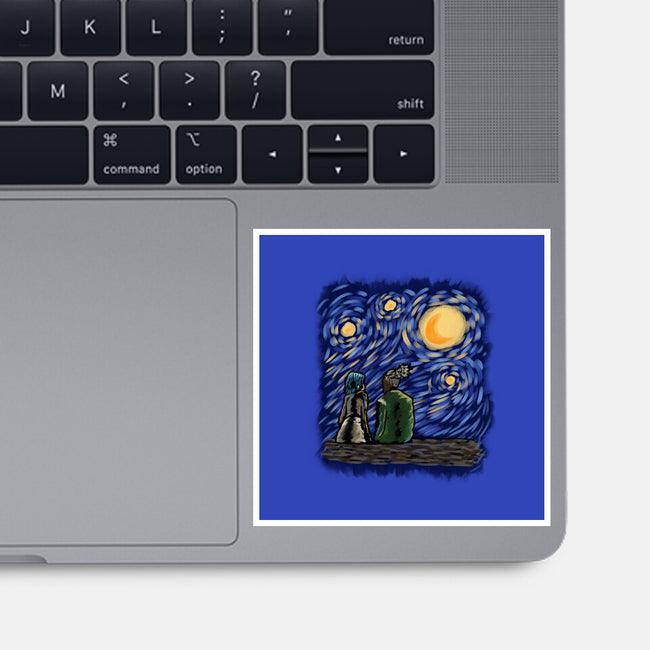 Teenage Night-None-Glossy-Sticker-nickzzarto