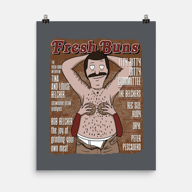 Fresh Buns-None-Matte-Poster-SeamusAran