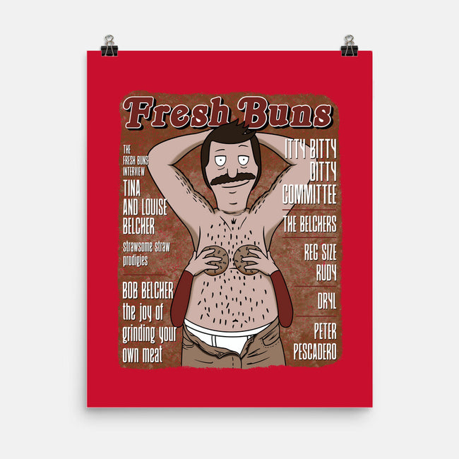 Fresh Buns-None-Matte-Poster-SeamusAran