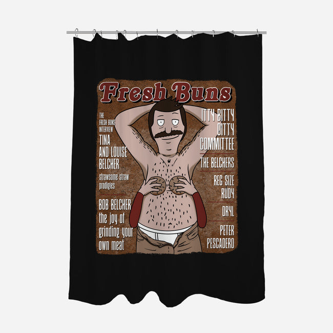 Fresh Buns-None-Polyester-Shower Curtain-SeamusAran