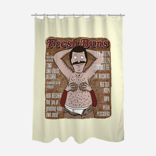 Fresh Buns-None-Polyester-Shower Curtain-SeamusAran