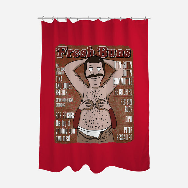 Fresh Buns-None-Polyester-Shower Curtain-SeamusAran