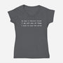 Not One Of Them-Womens-V-Neck-Tee-NMdesign